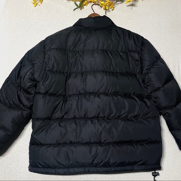 Black half zip puffer jacket - Picture 2 of 4